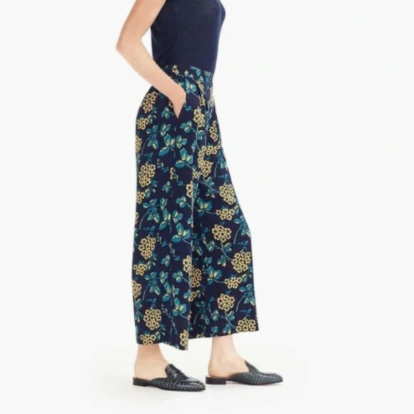 J. Crew Pants - J.Crew Pants Wide Leg Floral Print